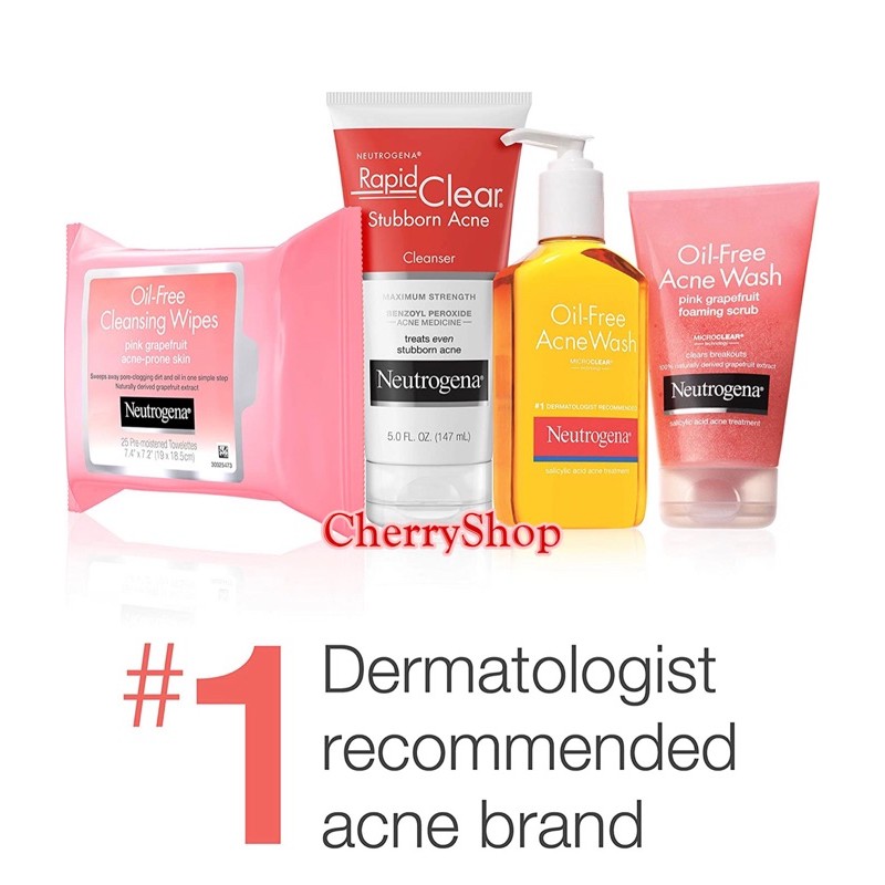 Sửa Rửa Mặt Gel Làm Sạch Và Ngăn Ngừa Mụn Neutrogena Oil-Free Acne Wash