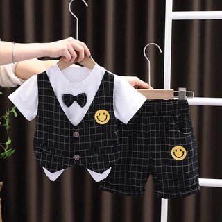 Set bộ công tử bé trai, Bộ thun cotton sét công tử mặc tết , đi chơi siêu sang chảnh cho bé