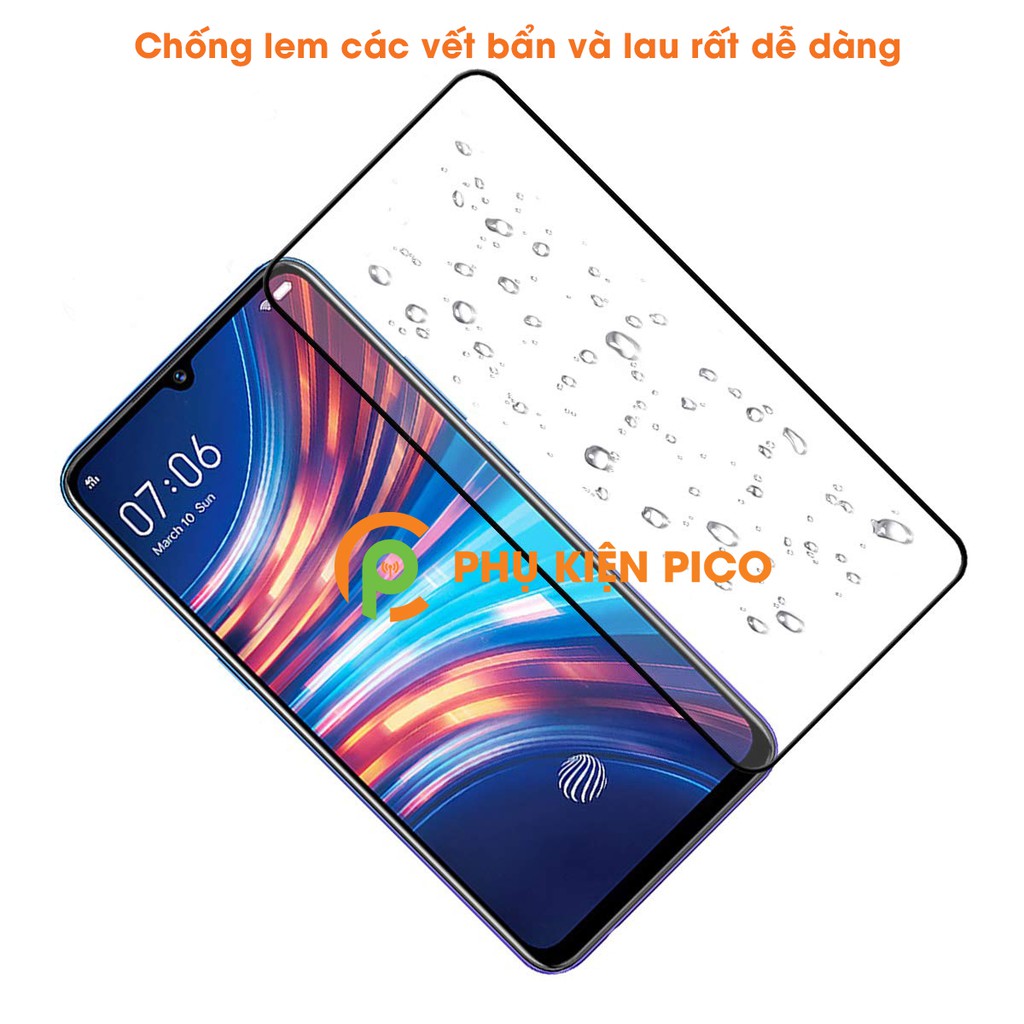 Kính cường lực Vivo S1 Pro full màn hình - Dán màn hình Vivo S1 Pro full viền độ cứng 9H
