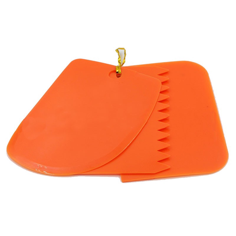 Set 3 dụng cụ chà láng kem/cắt bột Houseeker trang trí bằng nhựa tiện dụng