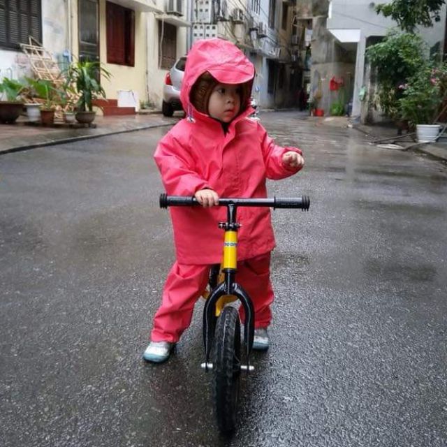 Áo mưa bộ quần và áo cho bé trai và gái khánh chi cao cấp - Áo đi mưa xịn bé rất thích mặc không nóng bí