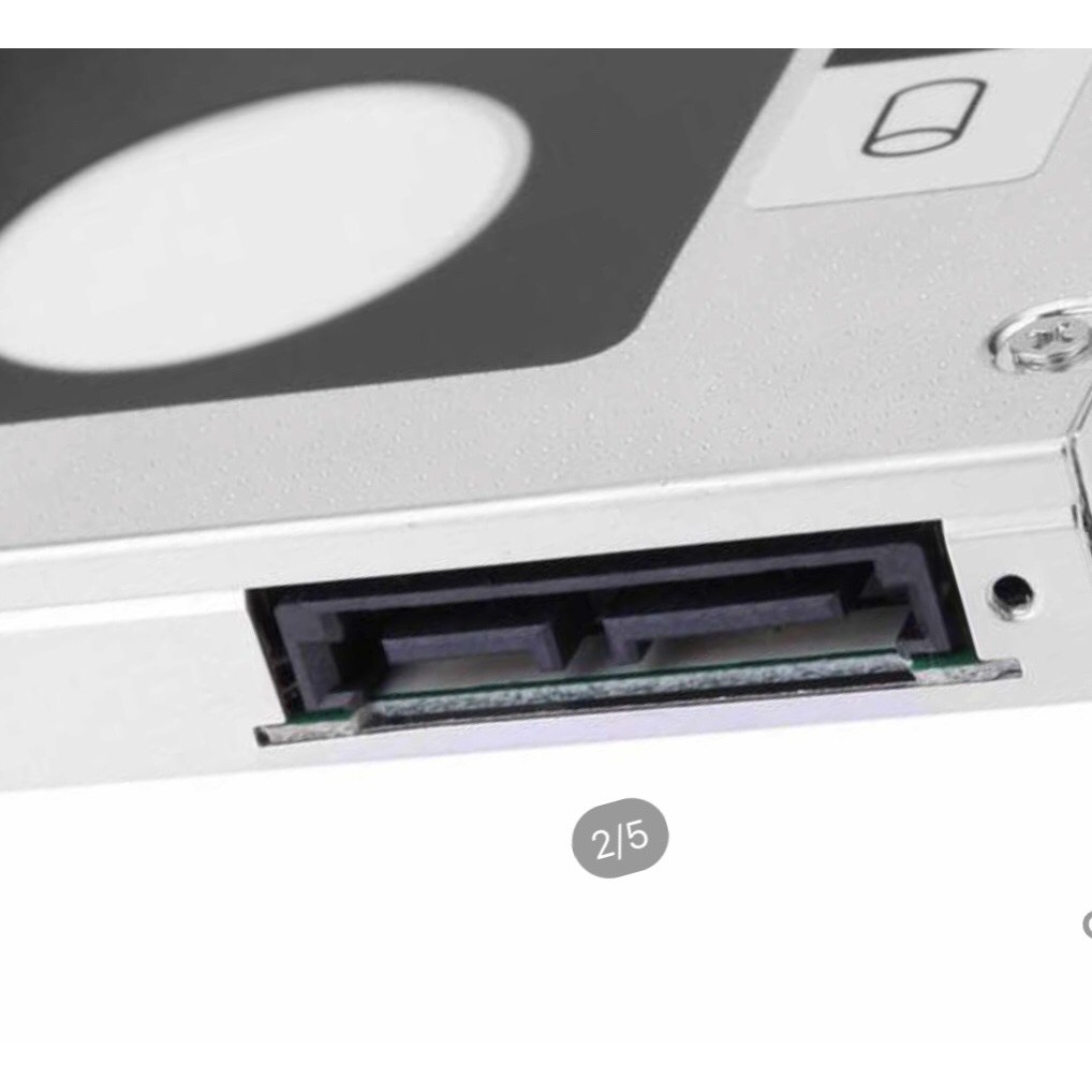 Khay Ổ Cứng Caddy Bay HDD SSD SATA 3 12.7mm - Giải Pháp Lắp Ổ Cứng Thứ 2 cho Laptop