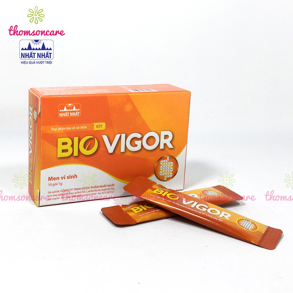 Men vi sinh Bio Vigor - Hỗ trợ giảm rối loạn tiêu hóa - của Dược Nhất nhất cho cả trẻ em và người lớn