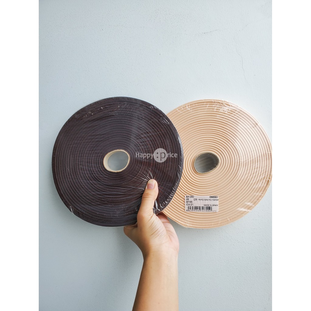 [Art 110 mỏng] Ruy băng - Bản 15mm/ 25mm/ 6.5mm - Cuộn dài 100m