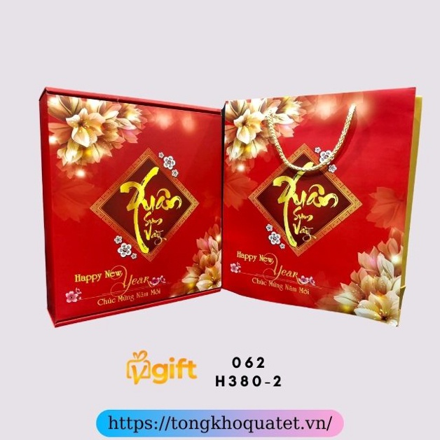 Hộp Quà Tết Mẫu Hộp 310 - 380 ( 6 Hộp Quà Tết ) | BigBuy360 - bigbuy360.vn