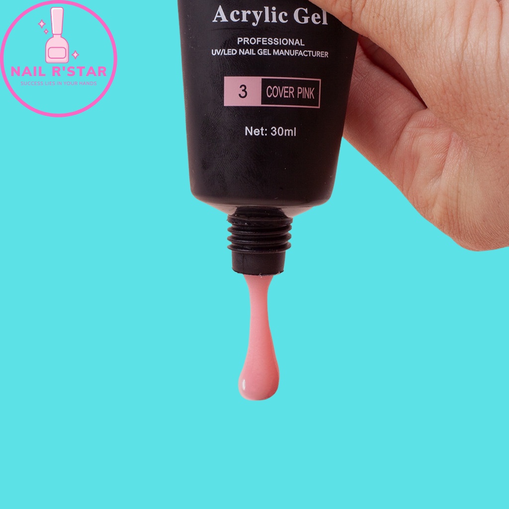 Gel gôm Vinimay chính hãng - Gel nối móng úp nhanh, bền đẹp tuýp 30ml NAIL R’STAR