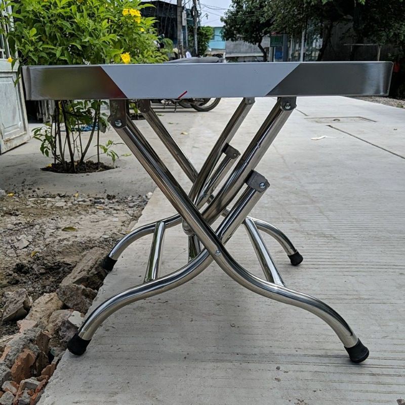 ( Rẻ Vô Địch )Bàn Inox Cao 54 cm ( 100% Inox ) | BigBuy360 - bigbuy360.vn