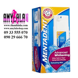 Kem trắng răng 7 ngày Arm & Hammer Mentadent Anticavity Fluoride Advanced Whitening
