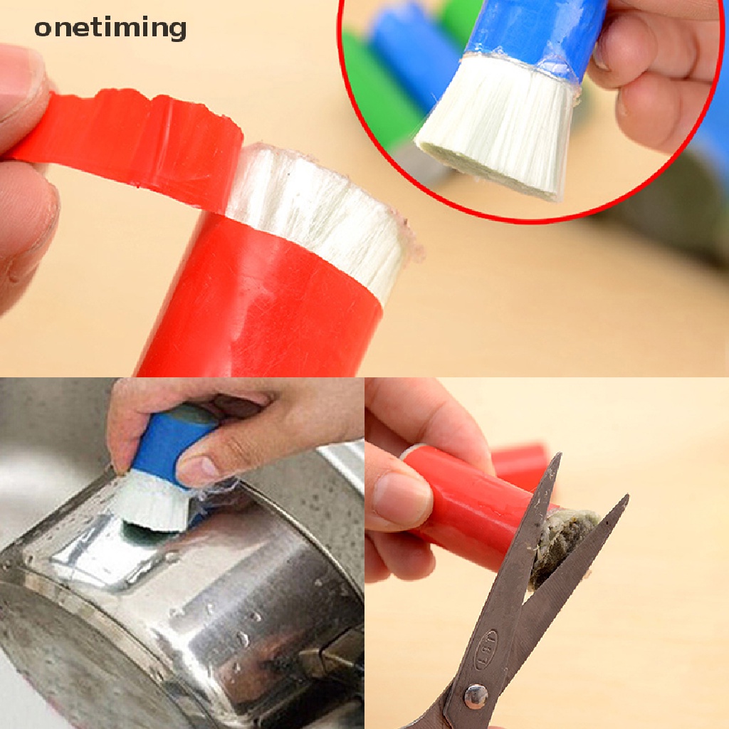 Otvn Magic Stainless Steel Metal Rust Remover Cleaning Detergent Stick Wash Brush Jelly