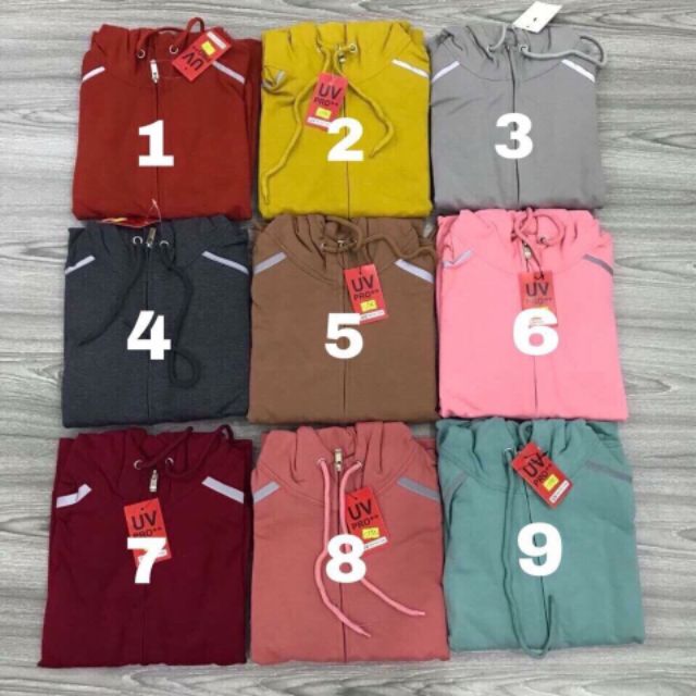 Áo khoác chống nắng nữ TX nón to, túi to