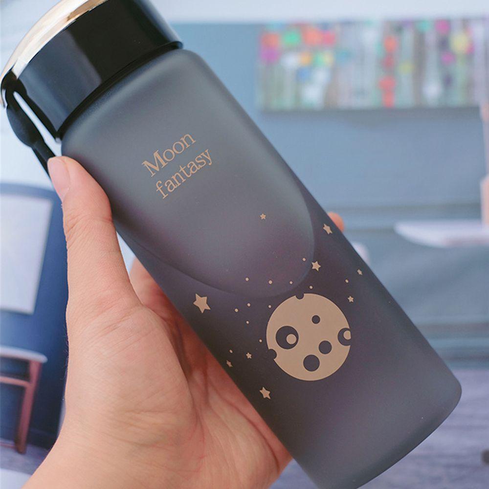 Bình Nhựa Đựng Nước 400ml Chống Rò Rỉ Màu Mờ Đơn Giản Thời Trang