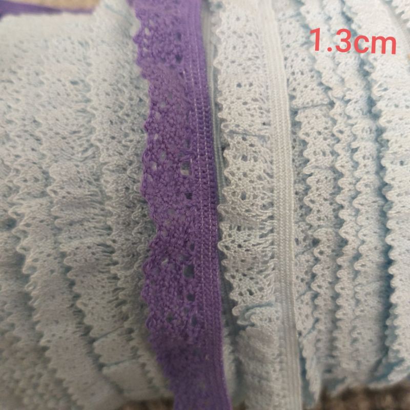 Ren chỉ nhún bèo, có co giãn nhẹ  bản 1cm đến  2.5cm