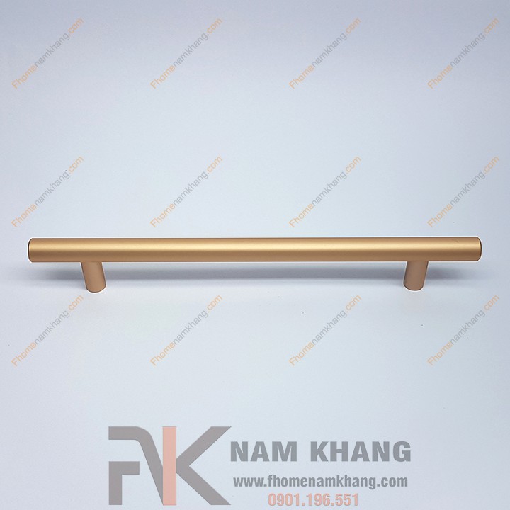 Tay nắm tủ dạng thanh tròn màu vàng mờ NK238-160VM