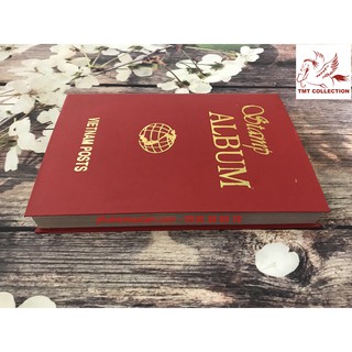 Album Sưu Tầm Cầm Tay Đựng Khoảng 500 Con Tem (KO CÓ SẴN TEM BÊN TRONG) - TMT Collection - CST500