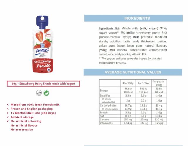 Sữa chua Promess lốc 3 bịch nhập từ Pháp | BigBuy360 - bigbuy360.vn