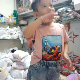 Compo quần jeans, kaki áo thun bé trai