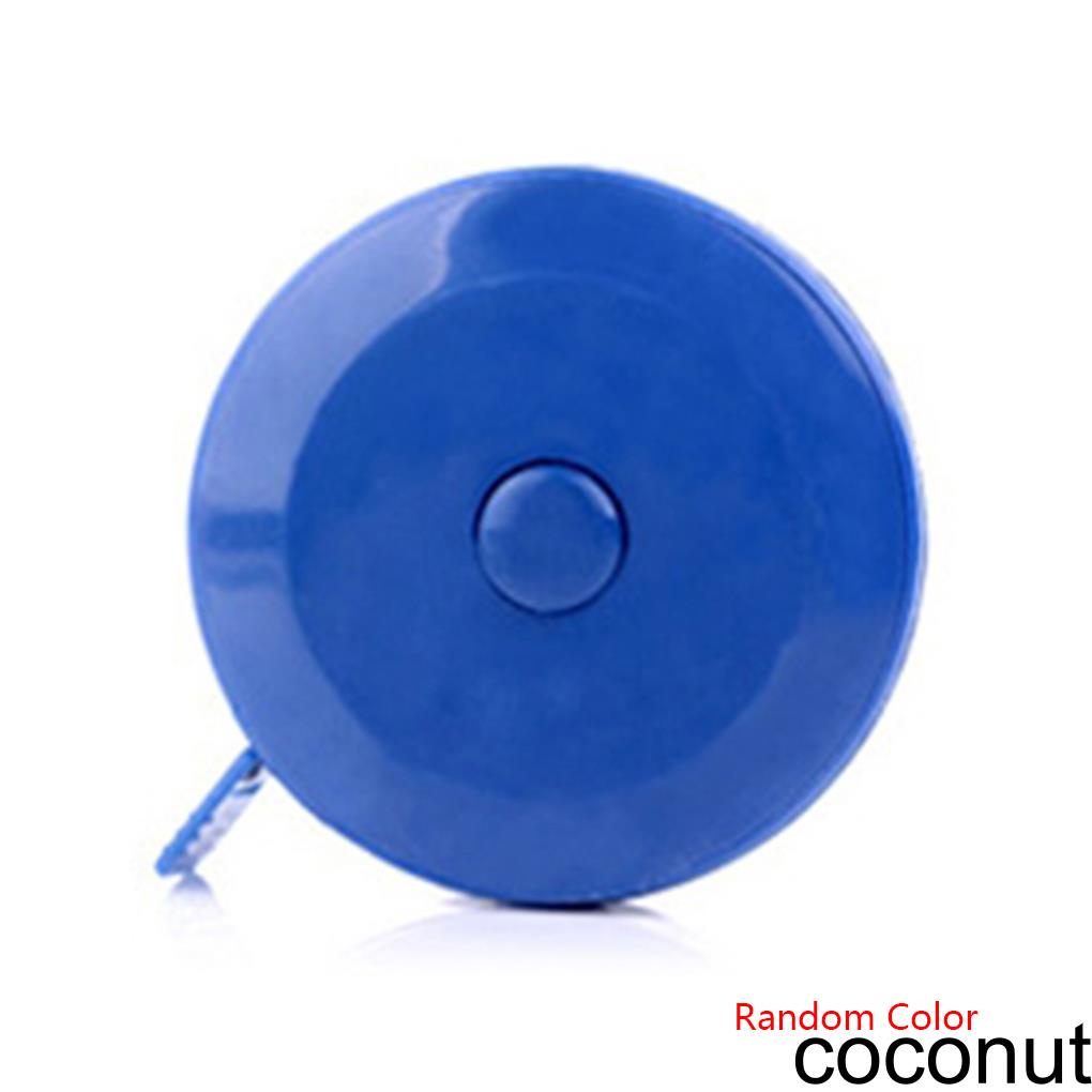 [Coco] Automatic Retractable Cloth Body Mini Measuring Tape Dual Sided Plastic Portable Children Height Ruler Random