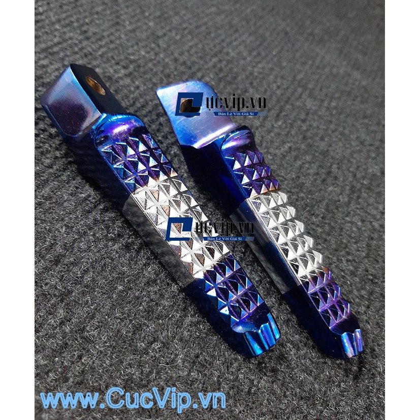 Gác Chân Mạ Titan Phối Sọc Trắng 1522