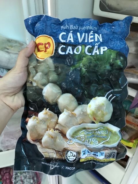 Cá viên cao cấp CP gói 500g