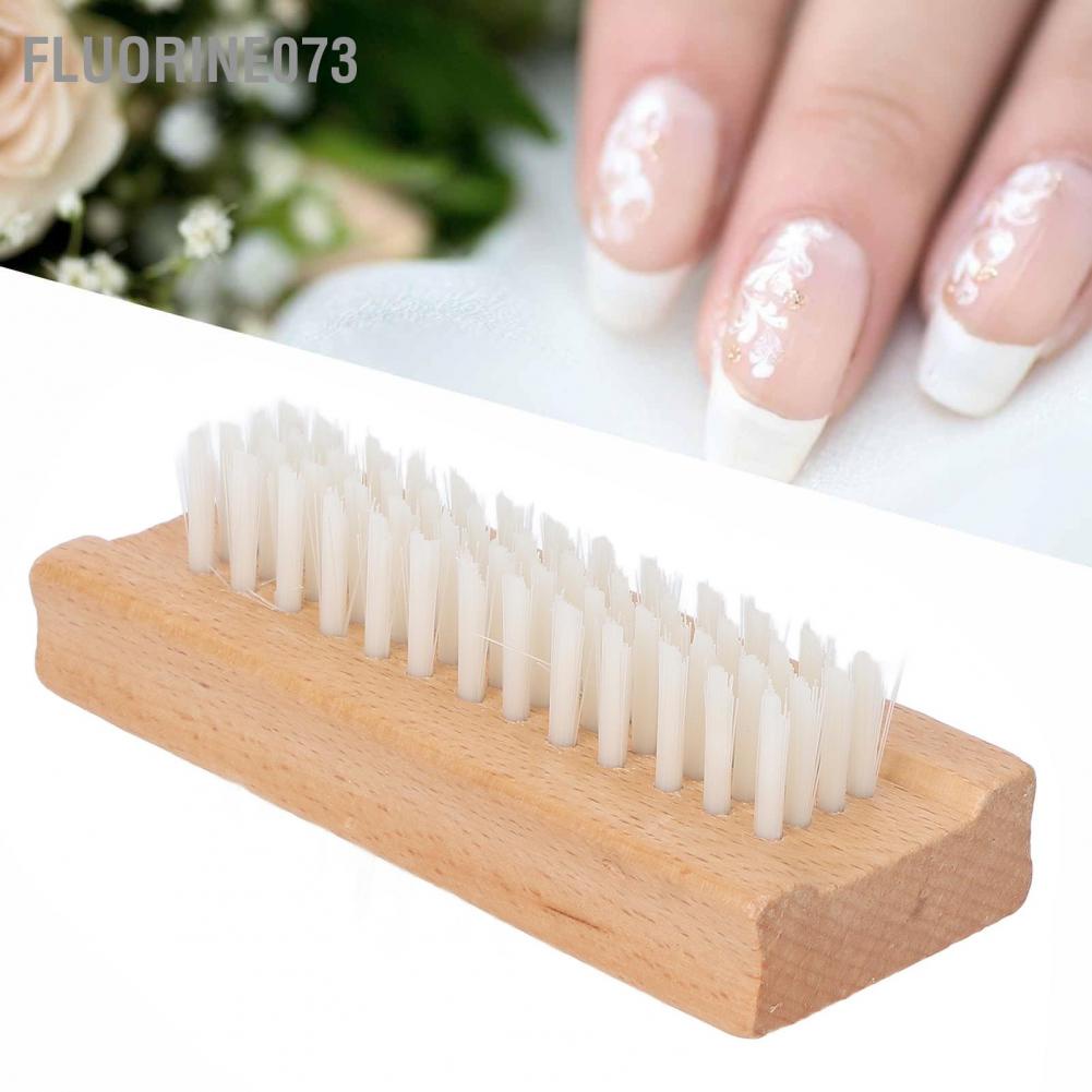 [Hàng mới về] Bàn chải gỗ làm sạch chà lớp biểu bì móng tay móng chân 2 mặt