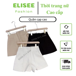 Quần short cạp cao 💥 SIÊU ĐẸP 💥 quần đùi nữ vải tuyết umi loại 1 mềm mịn mặc đứng dáng form xinh