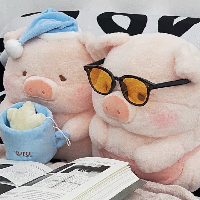 Heo LuluGấu Bông Heo Lulu Béo Đeo--Gấu lợn bông má hồng Lula đáng yêu