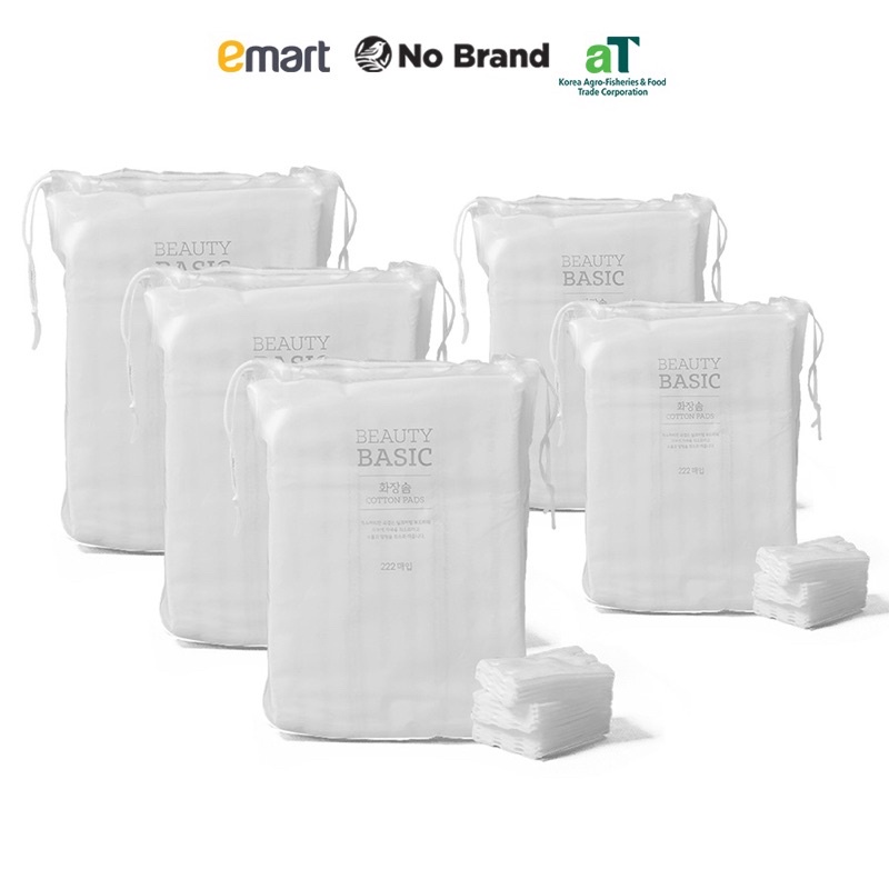 Bông tẩy trang cotton pad Emart 222 miếng