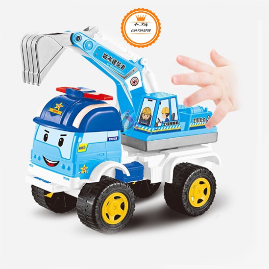 Xe Cẩu Poli Màu Sắc Được Các Bạn Nhỏ Vô Cùng Ưa Thích An Kids