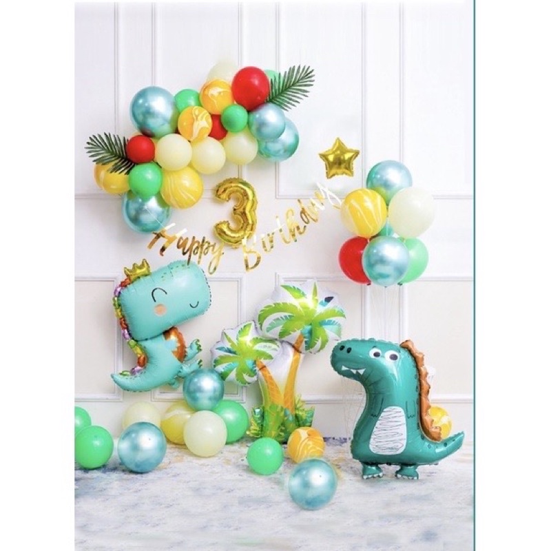 [ Tặng Bơm Keo] Sét bóng Khủng Long Mẫu Mới Cho Bé Trai