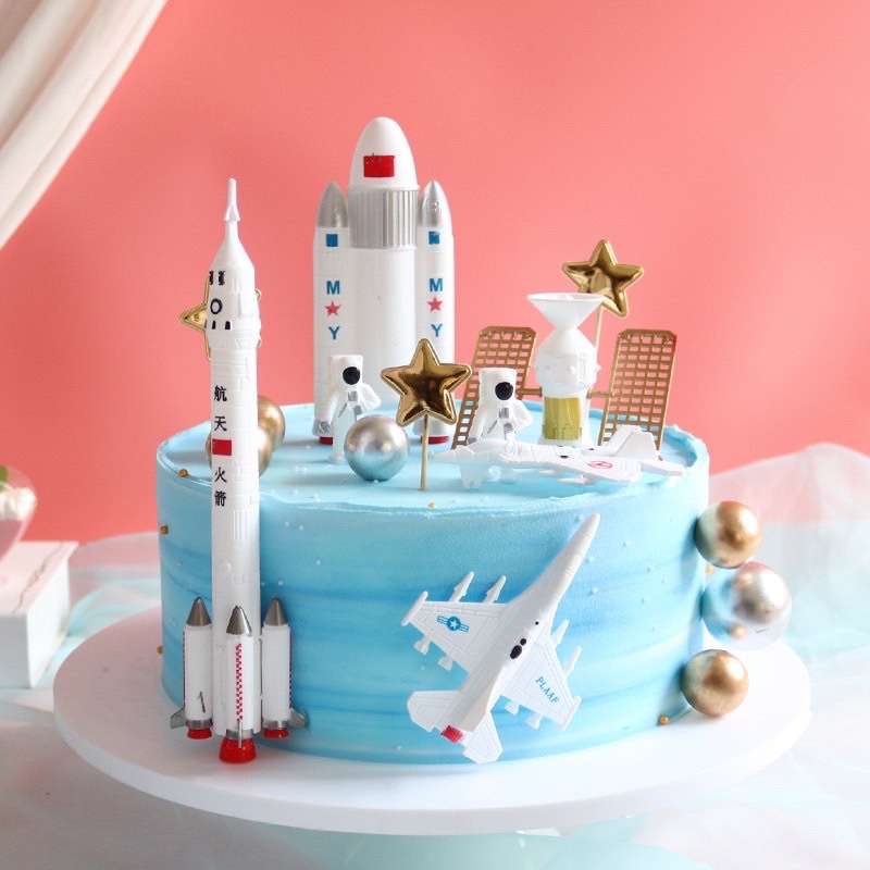 Phụ kiện trang trí bánh tàu vũ trụ