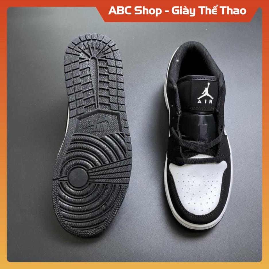 Giày Sneaker Jordan 1 Đen Trắng, Giầy Thể Thao JD1 JD Nam Nữ Low Học Sinh