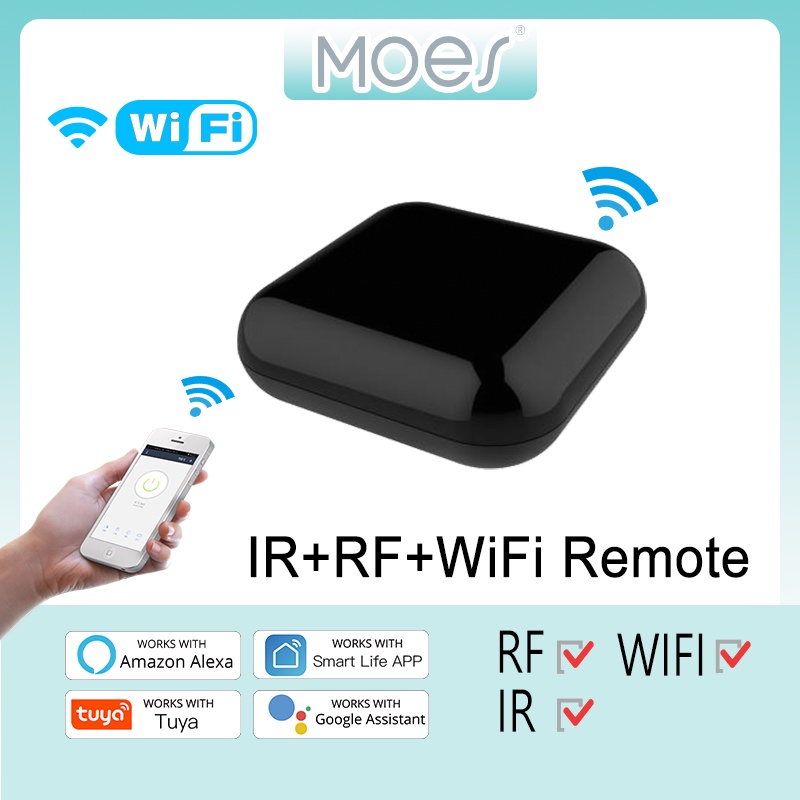 Thiết Bị Điều Khiển Từ Xa Thông Minh MOES 2022 Bằng Ứng Dụng Giọng Nói Tiện Dụng Cho Alexa Google Home