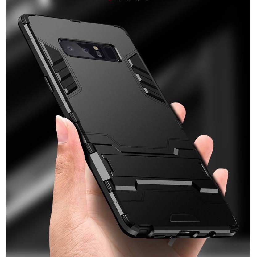 Ốp lưng samsung Note 8 Note 9 Xiaomi Note 8 iron man - chống sốc - chống va đập - giá đỡ xem phim nghe nhạc
