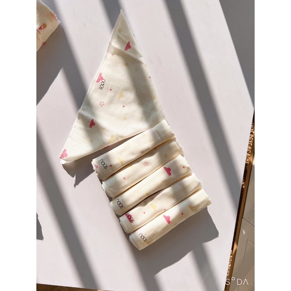 [sét 5 khăn sữa cho bé các mẫu