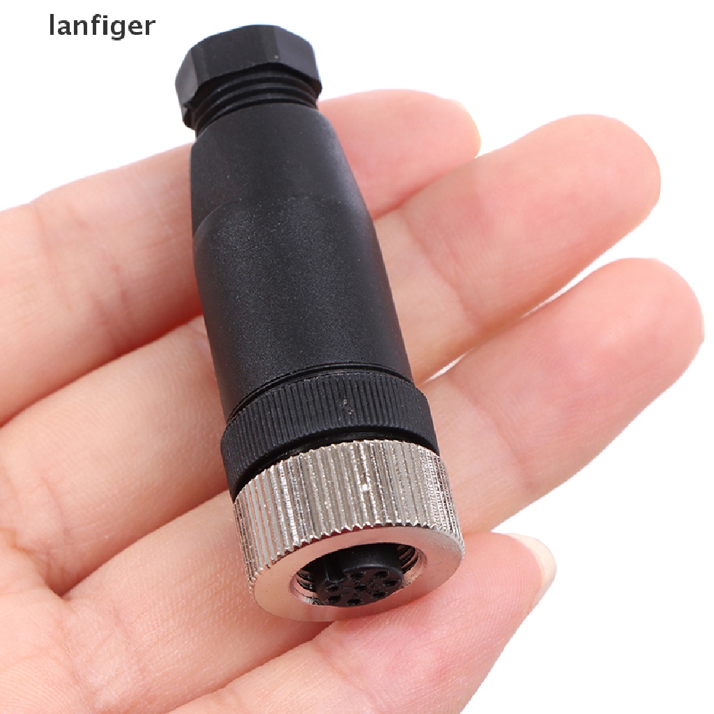 Đầu cắm kết nối cảm biến chống nước LLR M12 8 chấu