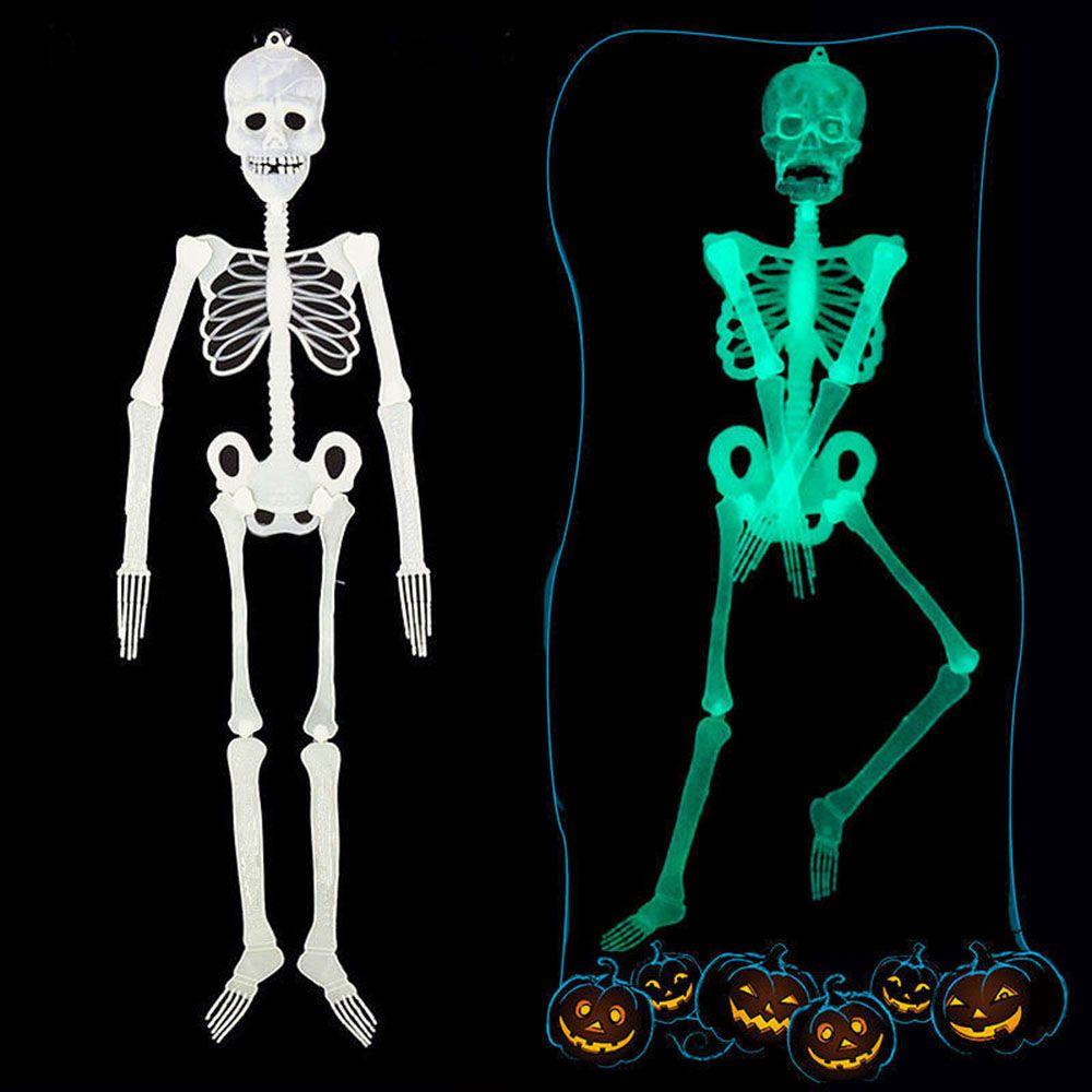 Bộ Xương Phát Sáng Trang Trí Halloween Kat1
