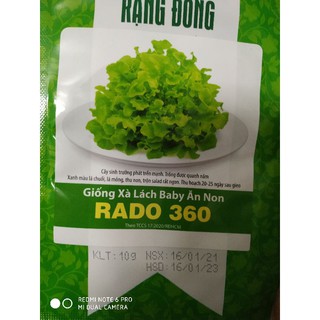 Hạt giống Xà lách baby ăn non 10gr❤️FREESHIP XTRA❤️