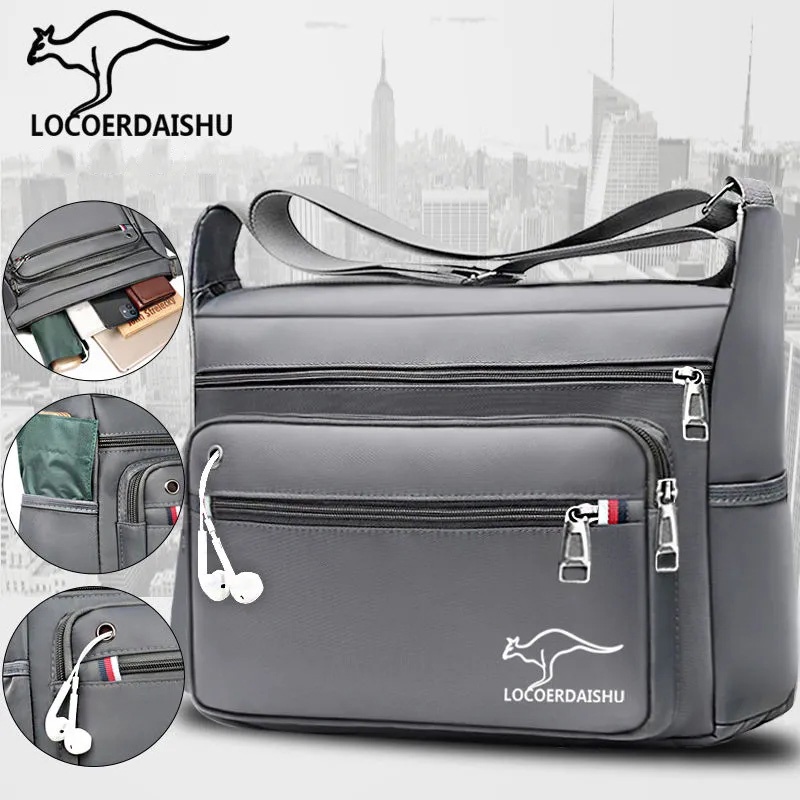 Túi đeo vai du lịch KJ007 sức chứa lớn bằng vải oxford cho nam