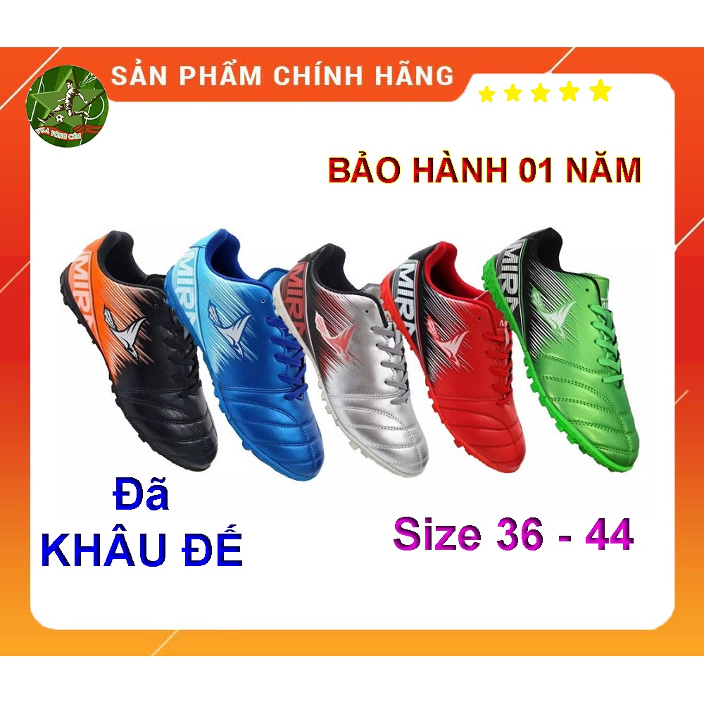 New! Giày Bóng đá Mira Pro. Sản phẩm Chính hãng Mira Vững bước Vươn xa. Giày Bóng đá sân cỏ nhân tạo. Hàng Việt Nam