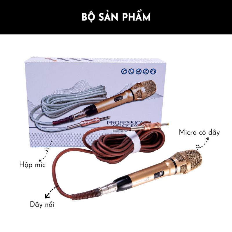 Mic có dây JSJ SF-9000A