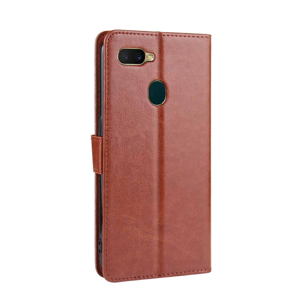 Bao da điện thoại PU phối ví độc đáo dành cho Oppo A12