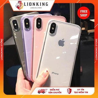 Ốp lưng màu pastel trong suốt cao cấp - ốp iphone