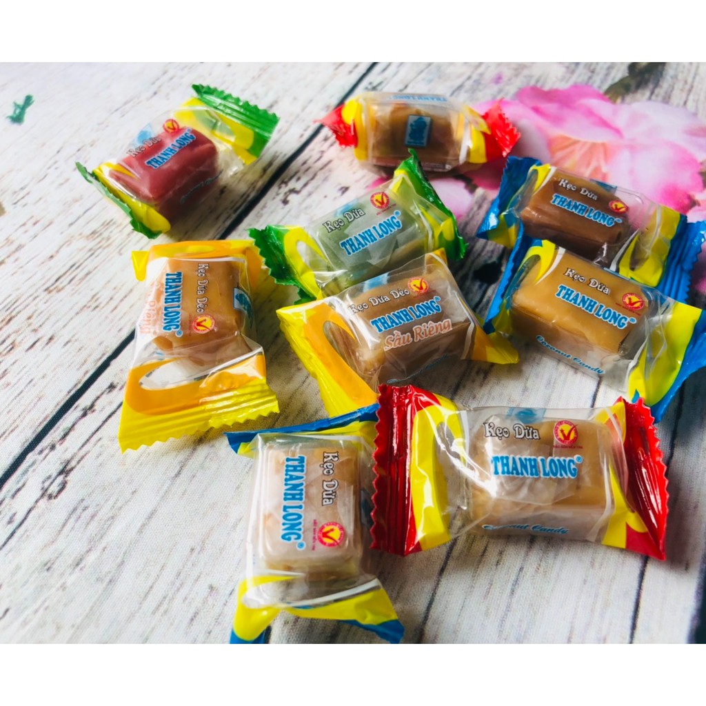 500g kẹo dừa Bến Tre mix đủ vị