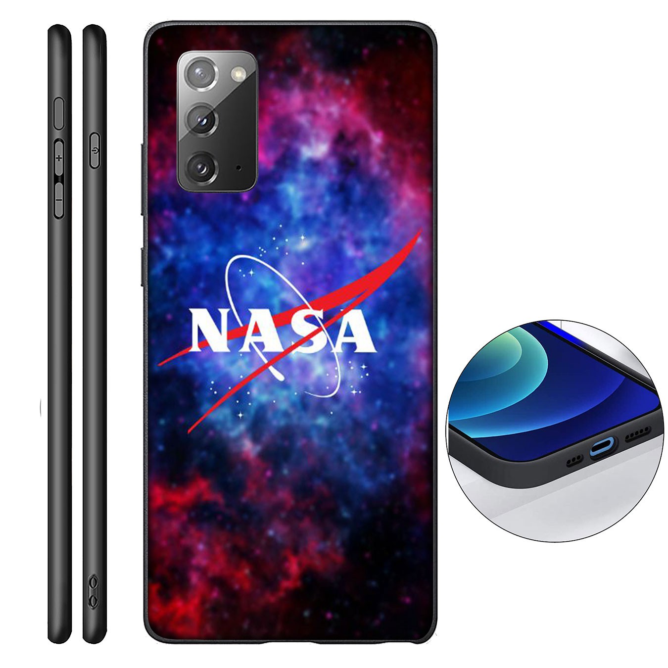 NASA Ốp Lưng Phong Cách Vũ Trụ Cho Vivo V5 Lite V7 Plus V5S Y67 Y75 Y79 Y66 V9 Y85 Y89 X50 Pro Y20 Y11 Y53