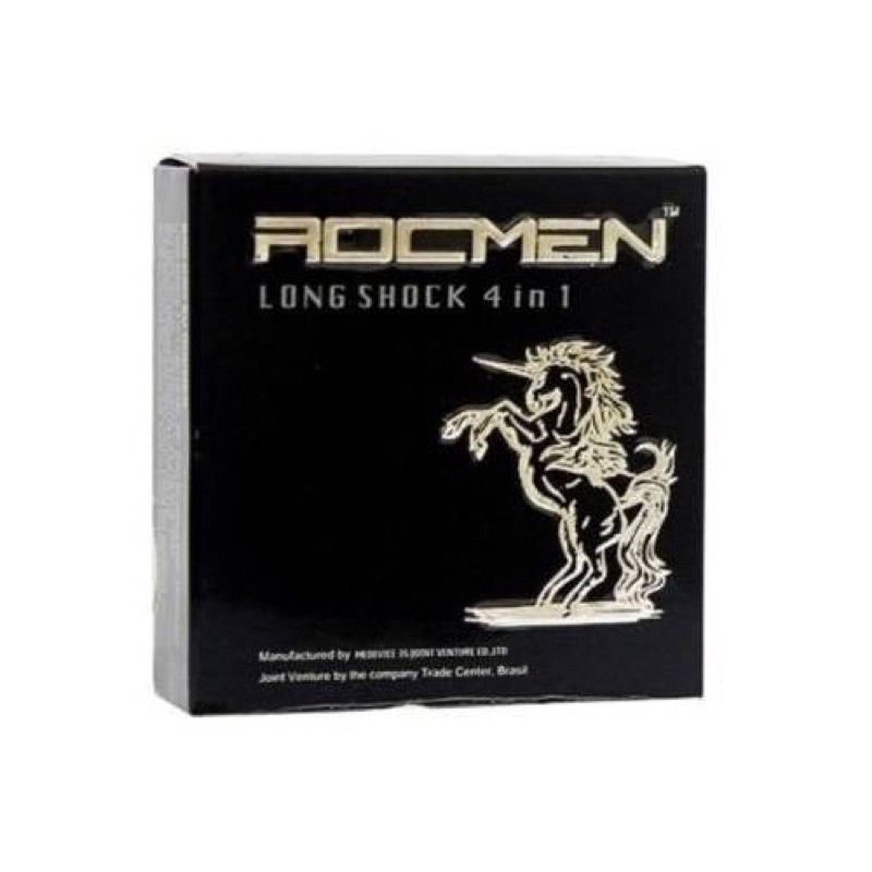 (Giao liền) Bao cao su ROCKMEN đen hộp 3 cái