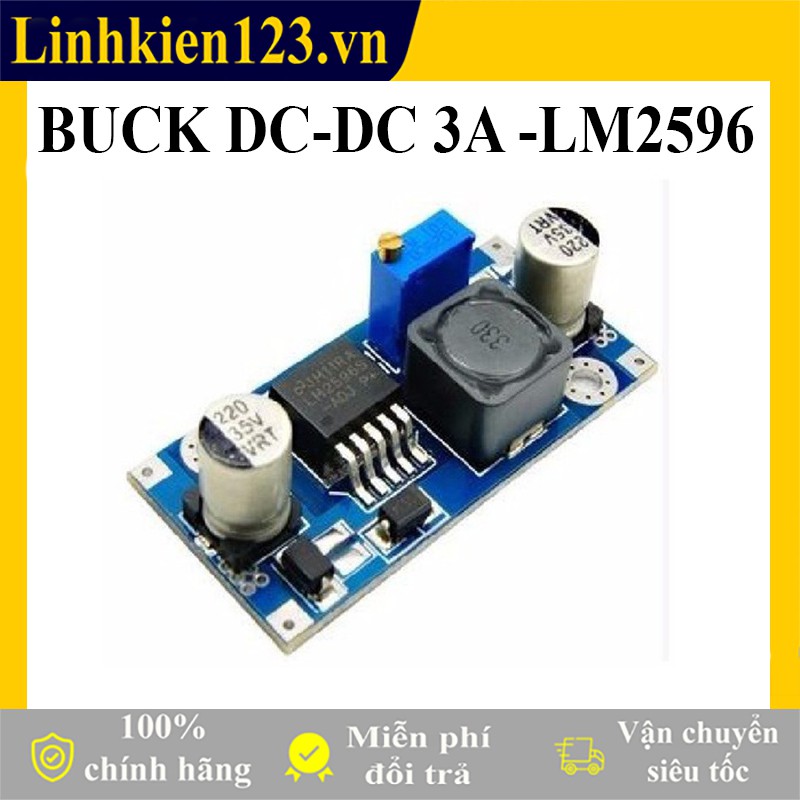 Module BUCK nguồn DC-DC 3A LM2596 ADJ