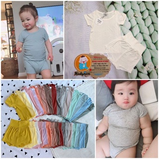 ☁♙∋[Màu 9-16] Bộ Cộc Tay Thun Tăm MINKY MOM QUẢNG CHÂU Nằm Điều Hòa