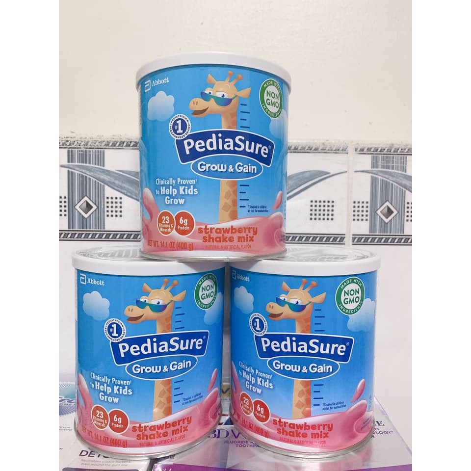 (HSD 6/2022-4/2023) Sữa Pediasure Grow Gain hàng nội địa Mỹ 400gr #PEDIASURE #CHUẨNHÀNGMỸ