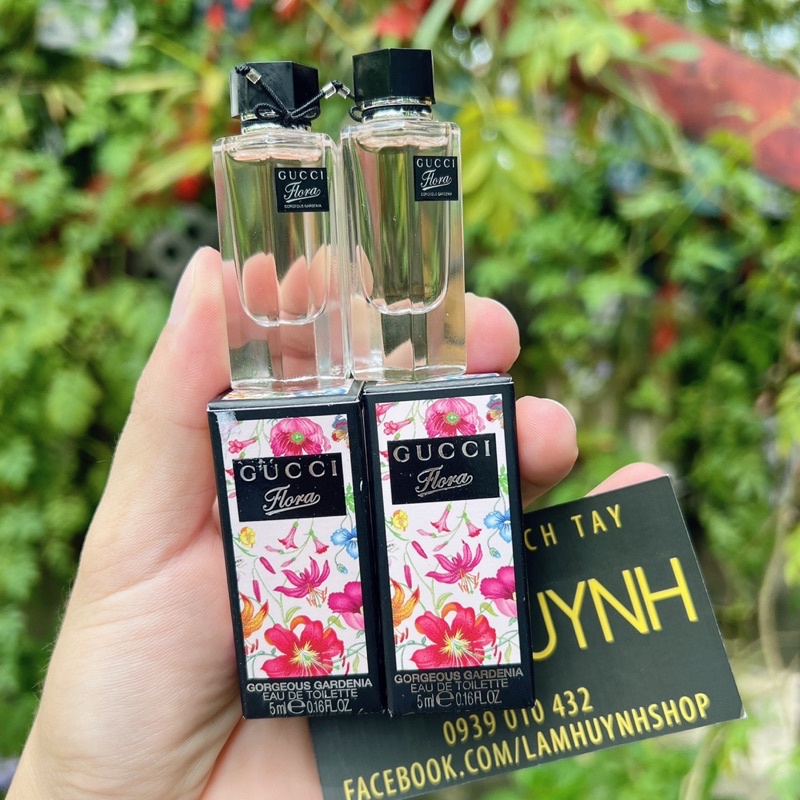 Nước hoa mini GUCCI FLORA GORGEOUS GARDENIA EDT 5ml