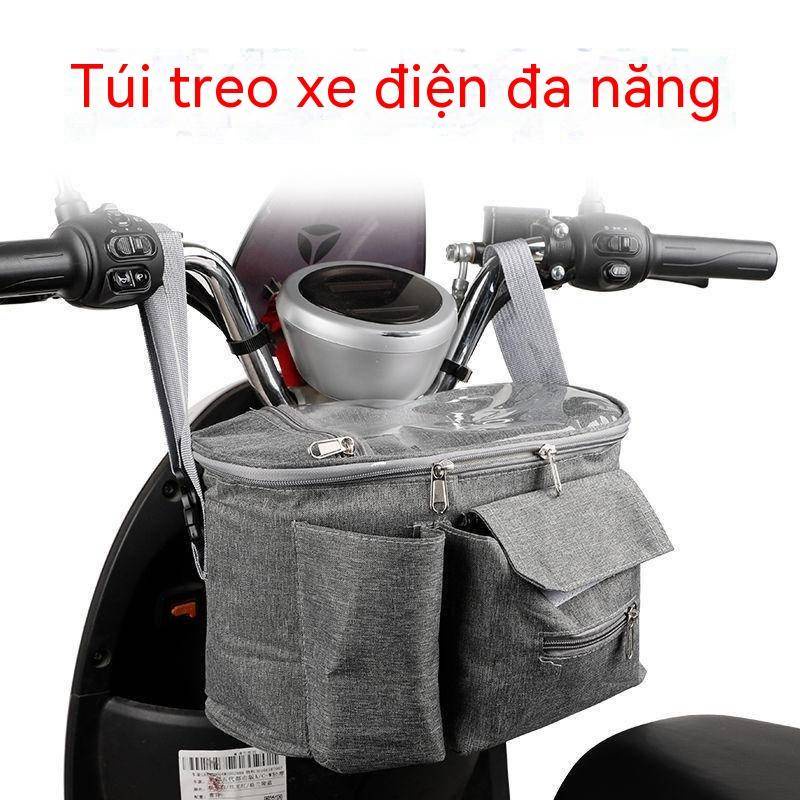 Túi Đựng Đồ Cỡ Lớn Treo Phía Trước Xe Điện/Xe Máy/Xe Scooter Điện Chống Thấm Nước